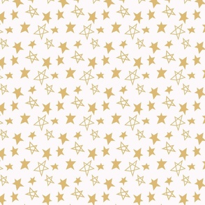 Champagne Celebrations - Gold Sparkling Stars