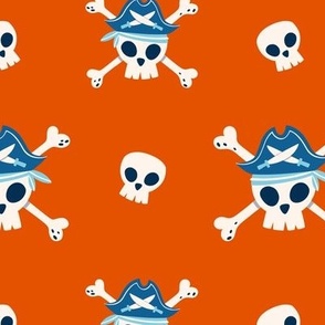 Pirate Skull Red