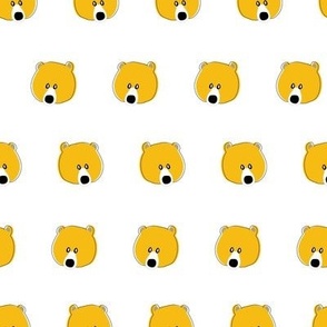 A Bear-y Good Time - Yellow Bear Faces