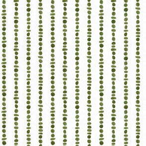 SMALL SCALE - Green Pebble Stripes