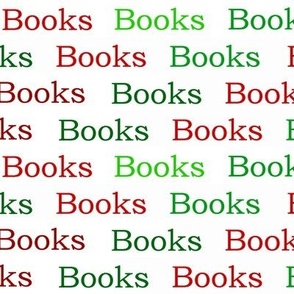 Books Words Christmas Colors