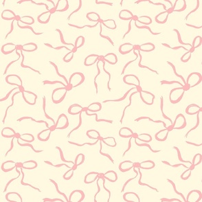 Cute and Quirky Inky Bow Pattern, Coquette Aesthetic