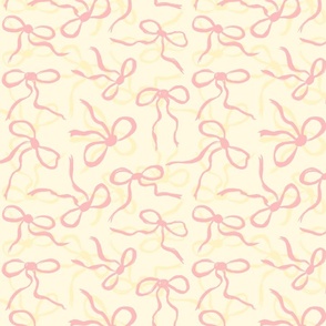 Cute and Quirky Inky Bow Pattern, Coquette Aesthetic