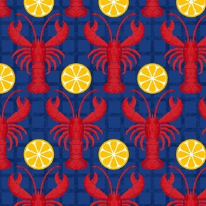 Feast on lobster blue medium