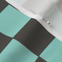 Sweet-cute-kitschy-soft-pastel-baby-blue-dark-brown-curvilinear-distorted-checkerboards-XL-jumbo