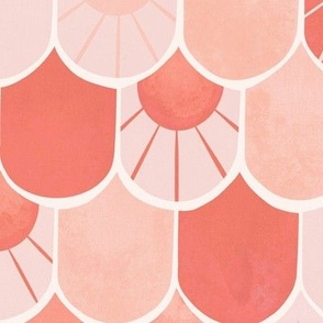 Mosaic Tiles - Peachy Pink