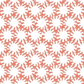 Peppermint Pattern - Classic Red - Large