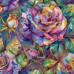 Purple Roses