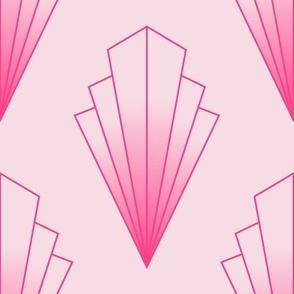 Soft Pink Art Deco Diamond | Large