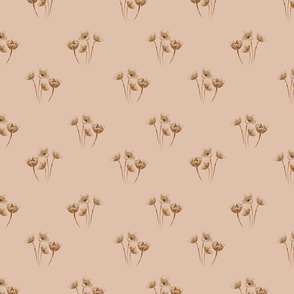 Bunch of Flowers//Beige//10in