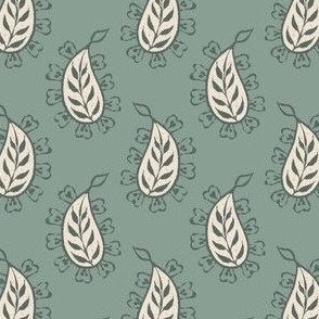 Tenni Paisley Sage green