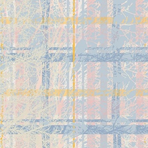 Plaid  Tree Texture Pastel