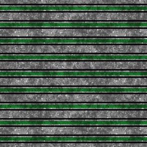 Retro Streetwear Green Horizontal Stripes on Textured Gray Background