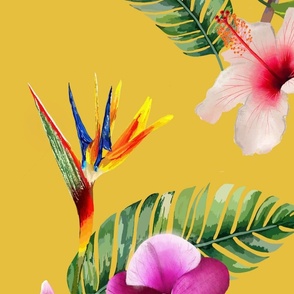 Tropical Blooms (yellow)