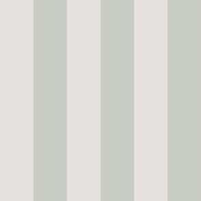 3 inch wide_Awning Stripes in eggshell white and light green