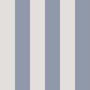 3 inch wide_Awning Stripes in eggshell white and serenity blue