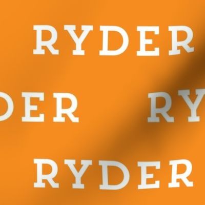 Ryder: Trend Slab on Orange