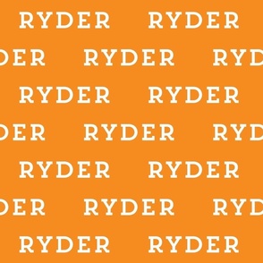 Ryder: Trend Slab on Orange