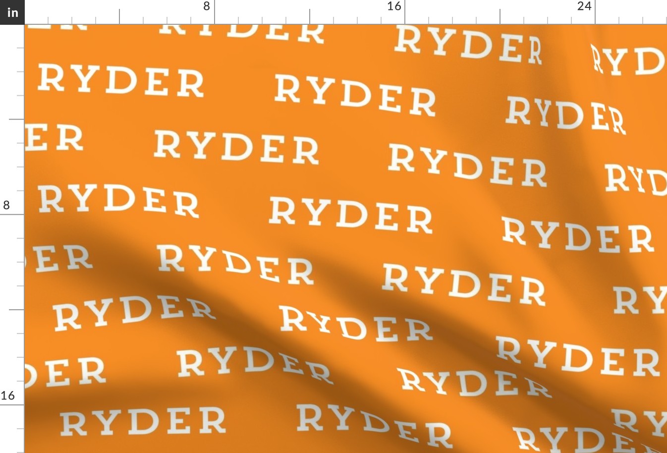 Ryder: Trend Slab on Orange