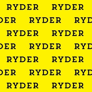 Ryder: Trend Slab Black on Yellow