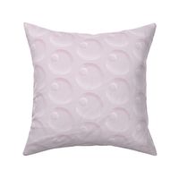 Bubble envelope tonal texture in icy lilac, large