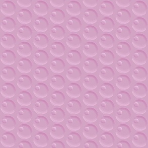 Bubble envelope tonal texture in icy mauve, medium