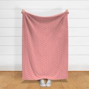 Bubble envelope tonal texture in icy coral, medium