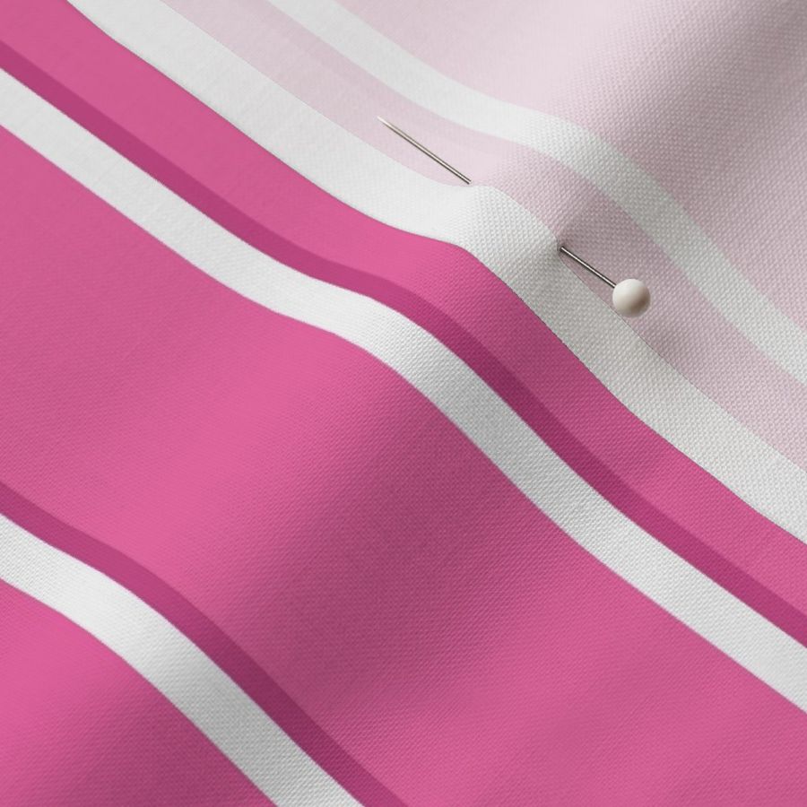 Pink Blue Ombre Gradient Harmony Pinstripe  Ticking Stripe  