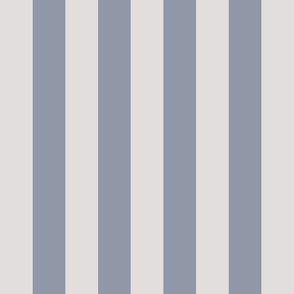 2 inch wide_Awning Stripes in eggshell white and serenity blue