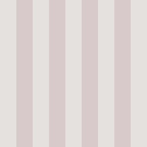 2 inch wide_Awning Stripes in eggshell white and soft pink