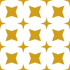 Minimalist Stars Orange Gold