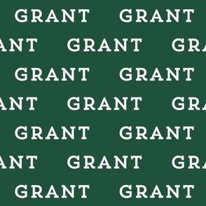 grant: trend slab on forest green