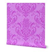  pineapple damask - lilacs