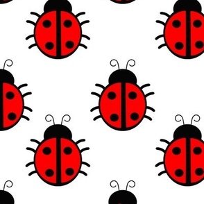 Bigger Red Ladybugs