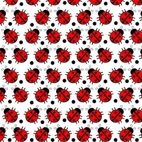 Smaller Red Ladybugs and Polkadots