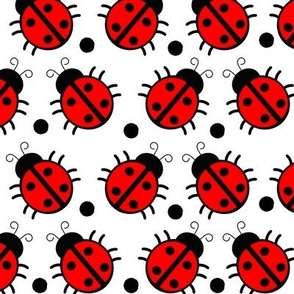 Bigger Red Ladybugs and Polkadots