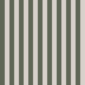 1 inch wide_Awning Stripes in eggshell white and forest green