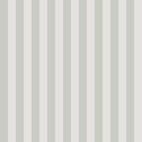 1 inch wide_Awning Stripes in eggshell white and light green