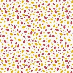 Small // Febe: Colorful Blender Raindrops - Red & Yellow