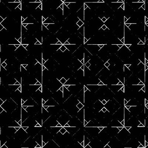 Kleidoscopic LINES GEOMETRIC_black-and-white