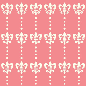 Fleur de lis Dots