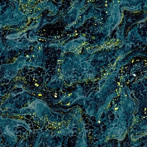 Dark Teal Abstract Texture. Lost in the Cosmic Depths