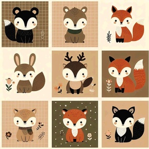 Animal Blocks  Woodland