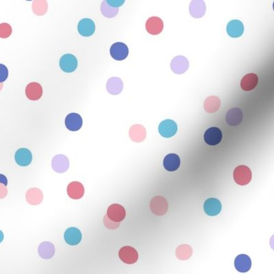 It's a Party!  Polka Dot Confetti - Blue, Purple, Pink