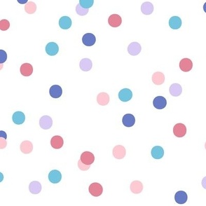 It's a Party!  Polka Dot Confetti - Blue, Purple, Pink