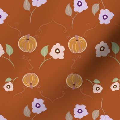 Autumn Pumpkins Pattern-01