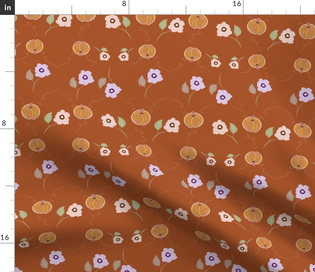 Autumn Pumpkins Pattern-01