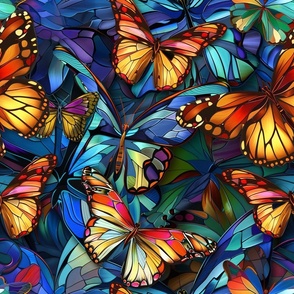 Stained-Glass Butterflies