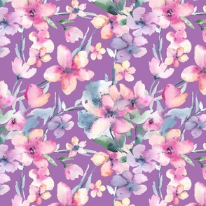   Fabric with a delicate floral pattern