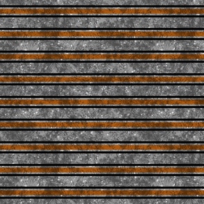 Retro Streetwear Orange  Horizontal Stripes on Textured Gray Background